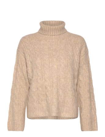 Resnoll Knit Jumper Ls Beige Lollys Laundry