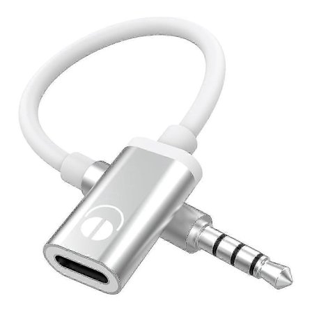 USB-C Naaras - 3,5 mm Uros Kuulokeadapteri MP3:lle ja PC:lle