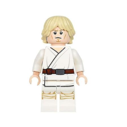 8 st Star Wars monterade barnbyggstensminifigur Luke Kuigang Jin Savaqi Educational