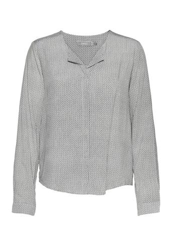 Frhazavisk 1 Shirt Bluse Langærmet Grå Fransa