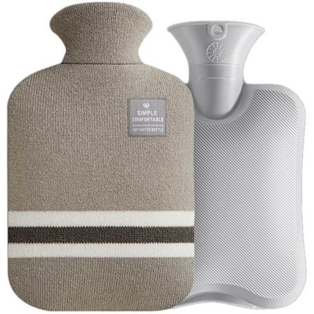 Varmeflaske 2000ML Varmepose for hender og føtter Varme mage Hold på håndvarmer Varmeflaskepose B