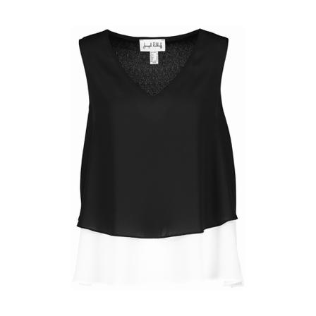 Joseph Ribkoff Top voile , Zwart , Dames , Maat: S