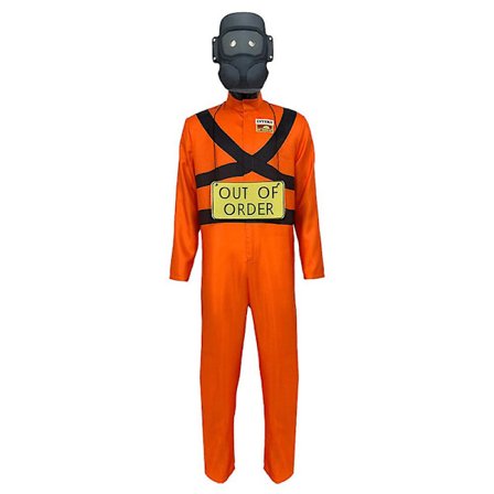 Voksne Herre Dødelig Company Ansatt Masked Costume Cosplay Festantrekk Jumpsuit Maskegaver