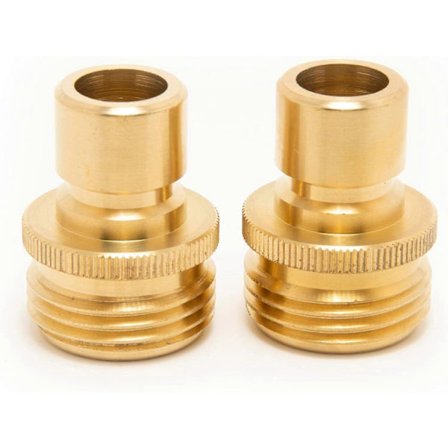 5-pakning 10 Totale Koblinger Messing Slange Hurtigkoblinger, Hann BII