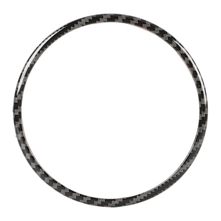 Ratt Emblem Ring Kolfiber Look Enkel Snygg Ersättning för Mazda CX‐3 CX‐5 CX‐9