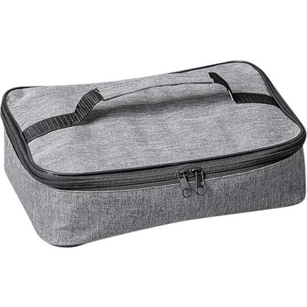 ING Kompakti kylmälaukku 4 litran lämpölaukku kylmille ja kuumille aterioille, kannettava kahvalla, uudelleenkäytettävä kouluun, töihin ja 