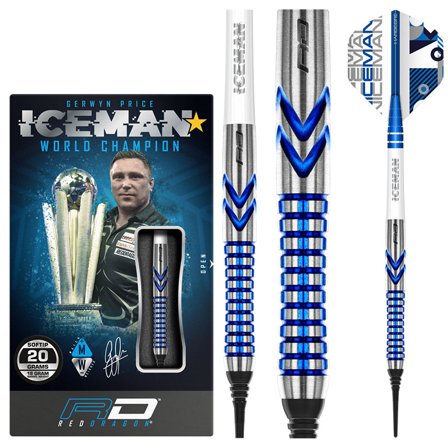 Gerwyn Price Iceman Contour Soft Tip 20g Darts