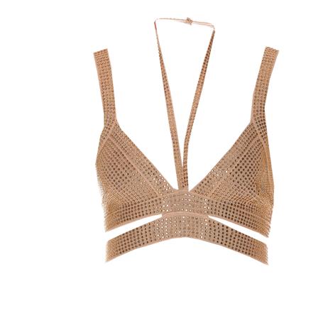 Andrea Adamo, Sleeveless Tops Żółty, Kobieta, Rozmiar: S