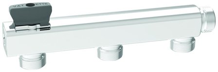 Vatette V6 Väggfördelare 3-rör Med avstängning, Installation