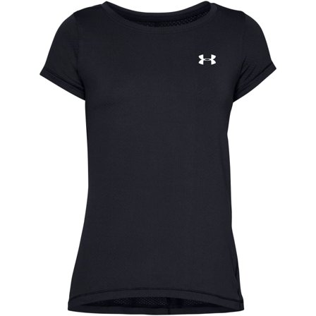 Under Armour Women's HeatGear Armour Short Sleeve Women Short sleeved fitness sweater Black XS