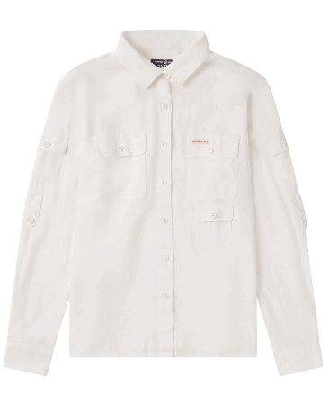 Amundsen Traveller's Linen Shirt Womens White