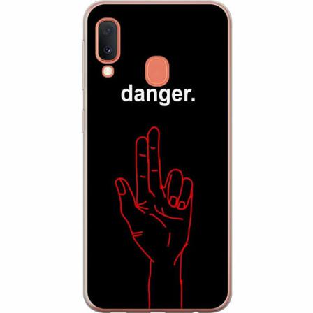 Samsung Galaxy A20e Genomskinligt Skal Stranger Things