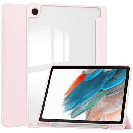 Samsung Galaxy Tab A9 Plus cover with a pen slot - Pink