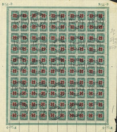 Danmark 1918 - AFA 95 - Helark - Stemplet