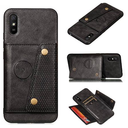 Xiaomi Redmi 9AT - Professionellt Skal med Korthållare