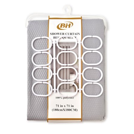 ZAC GREY Duschdraperi 180x180 cm - Modern och stilren design