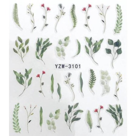 Vanddekaler - Planter - YZW-3101 - Til negle