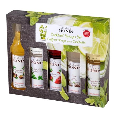Monin Gavesett Cocktail sett 5x5cl