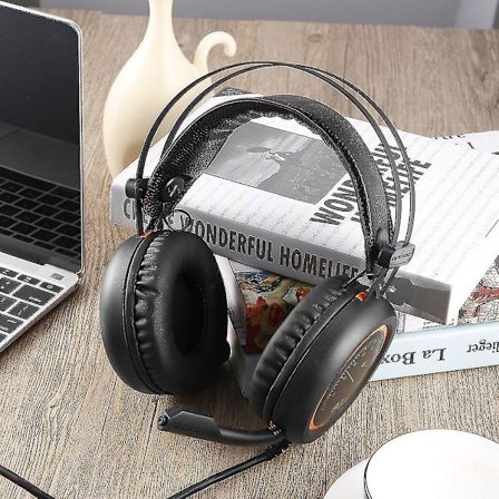 Trådløse Gaming-hodetelefoner USB 7.1 Surround Sound Mic