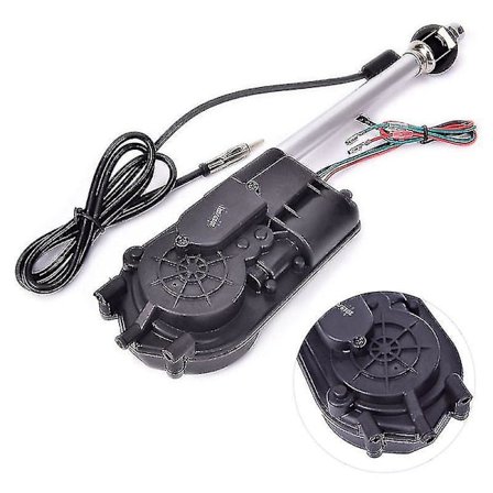 Universell bilradioantenn med automatisk elektrisk antenn