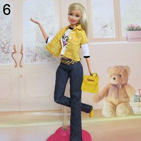 Floral jeans skinnbukser 6 6