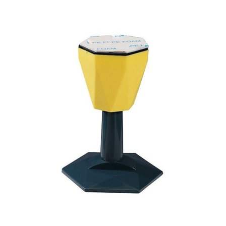 Silikon dörrstopp Tyst självhäftande dörrstopp Stötfångare Golvmatta Dörr Baksida Dörr Vägg Stötfångare Skydd Säkerhetsverktyg 1 st Gul Blå