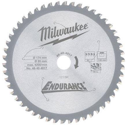 Milwaukee 48404017 Sagklinge 174x20mm, 50T, Maskintilbehør & forbruk