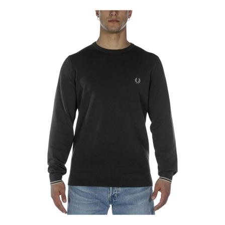 Fred Perry, Knitwear Grijs, Heren, Maat:S