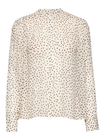Elmy Shirt Aop 9695 Blus Långärmad Svart Samsøe Samsøe