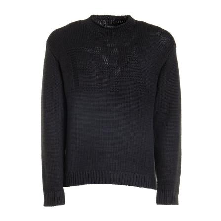 Emporio Armani Strik Sort, Herre Strik