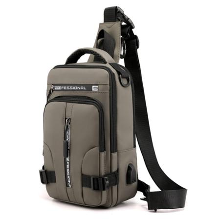 Multifunktionell Bröstväska För Män Crossbody Vattentät