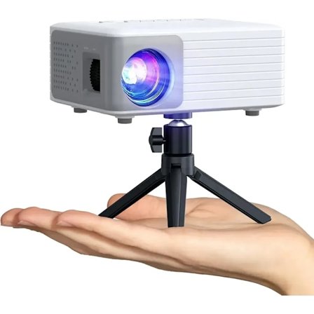 AKIYO O1 bärbar miniprojektor för telefon/surfplatta/dator/PS5, 720p