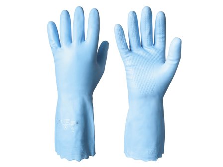 Chemstar Vinylhansker med flossfôr, Str 8, Medium, 1 par