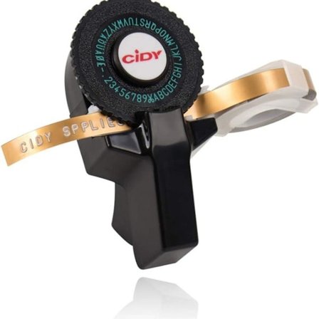 3D Mini Etiketprinter AIU C-101 Embossing Mærkningsmaskine