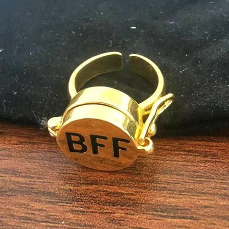 Svampebobs Ring Tilbehør Anime Bff Vennskap Good Friend Op