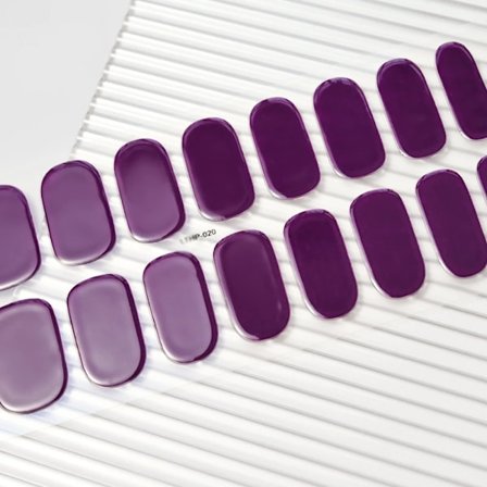 16 Tips Semi-Härdade Gel Nagelstickers Ren Färg UV/LED Lampa Gel Nagellack Wraps Långvarig Full Täckning Gel Sticker Nageldekoration##