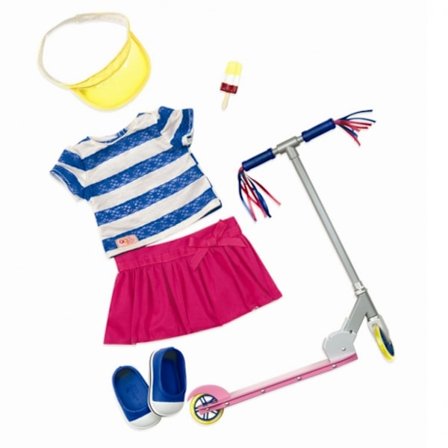 Klädset Deluxe med Sparkcykel - Our Generation