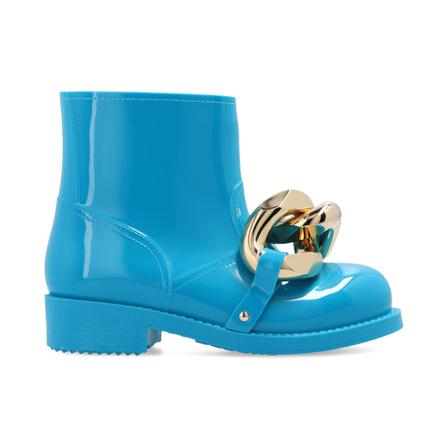 JW Anderson, Short rain boots Niebieski, Kobieta, Rozmiar: 37 EU