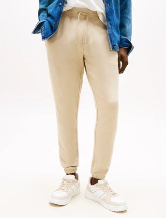 Tommy Jeans Tjm Slim S Flag Sweatpant Ext - Beige - M