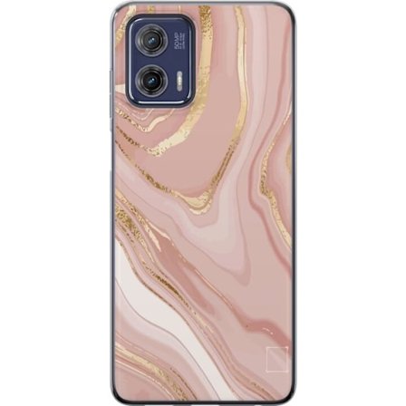 Kompatibelt Mobildeksel til Motorola Moto G73 Marmor Rosa