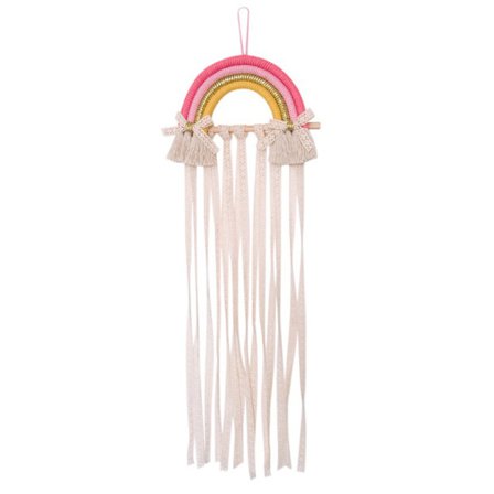 Rainbow Hårnålsholder Vegghengende Hårklemme Sløyfer Tilbehør Oppbevaring Organizer