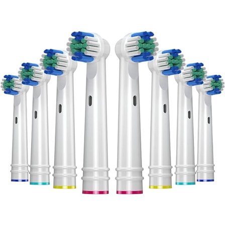 8 sähköhammasharjaa, vaihtopäät, vaihtopäät Oral B:lle, 8 hammasharjaa e