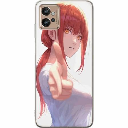 Motorola Moto G32 Genomskinligt Skal Makima Chainsaw Man