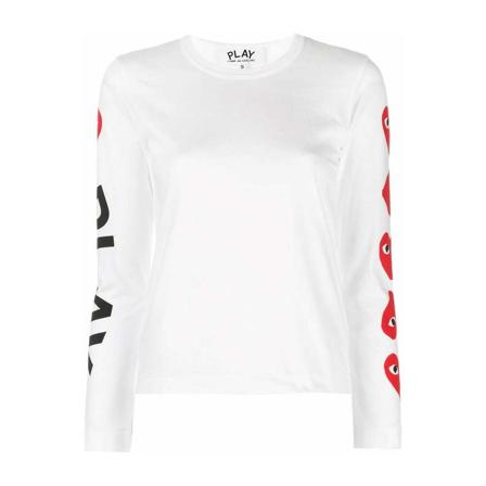 Comme des Garçons Long Sleeve Tops , Wit , Dames , Maat: M