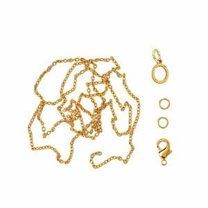 Me & My Box Gold O Pendant Set One Size - Stationery - One size - Gold - Junge - Jewelries & Jewel-case
