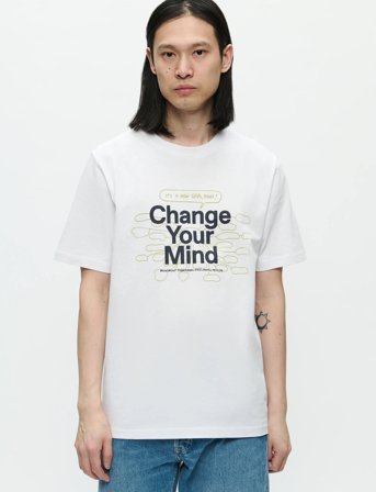 WOOD WOOD Wwbobby Tee Change 25220 - White - M