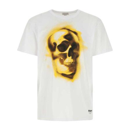 Alexander McQueen T-Shirts Hvid, Herre