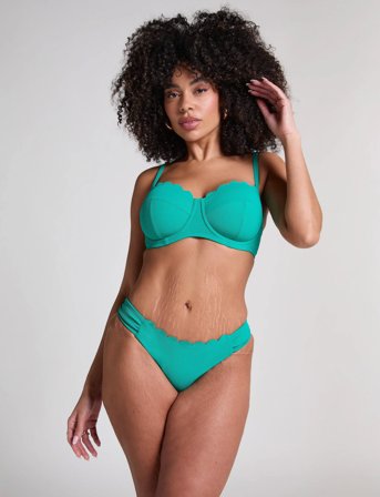 Hunkemöller Scallop Rio B - Green - S