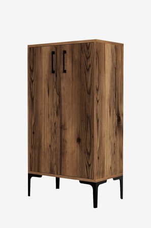 Hanah Home - Kenkäkaappi Prag - Ruskea - Kenkäkaapit - - Homeroom