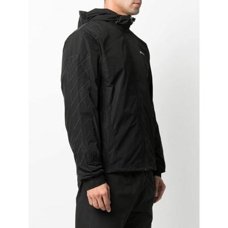 Off White Diag Outline Track ZIP Hoodie Sort, Herre, Størrelse: M